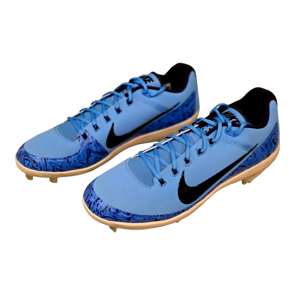 Men's Nike Air Clipper Metal Baseball Cleats Blue Father's Day Sz 15 880261-440